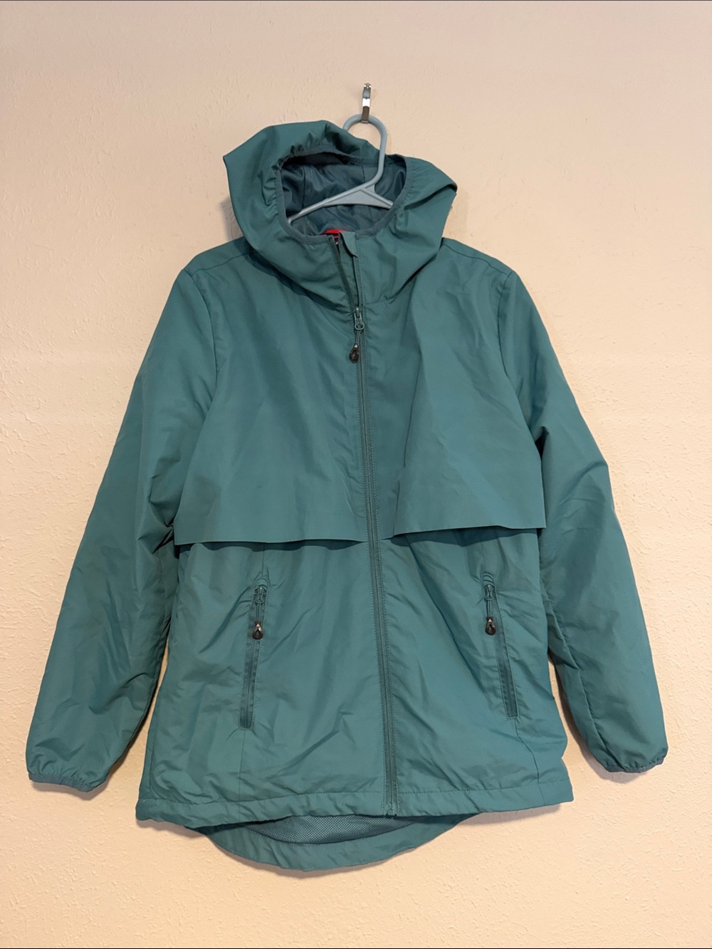 Gerry Weber Teal Hooded Outdoor Jacket